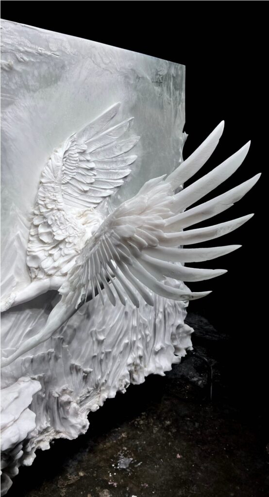 Detailed sculpture for interior design